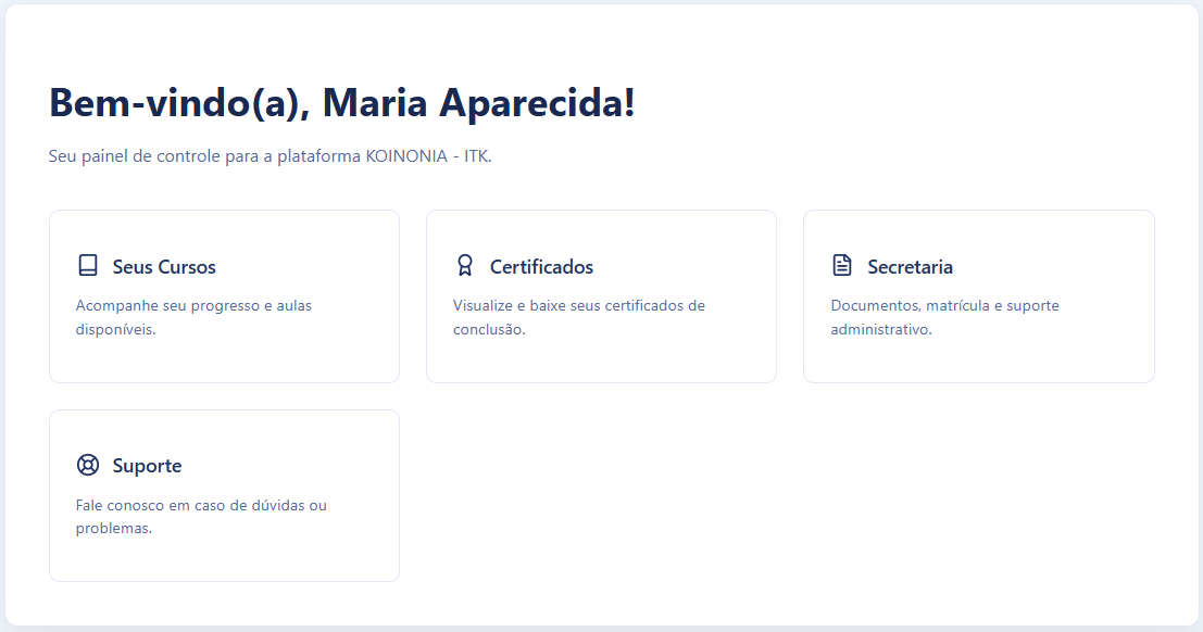 Relatórios e Certificados