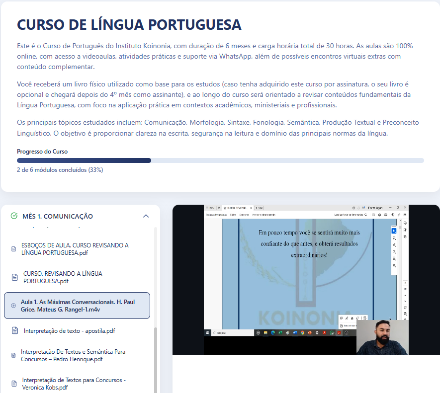 Painel do Aluno